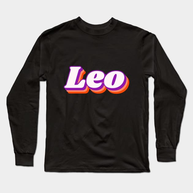 Leo Long Sleeve T-Shirt by Mooxy